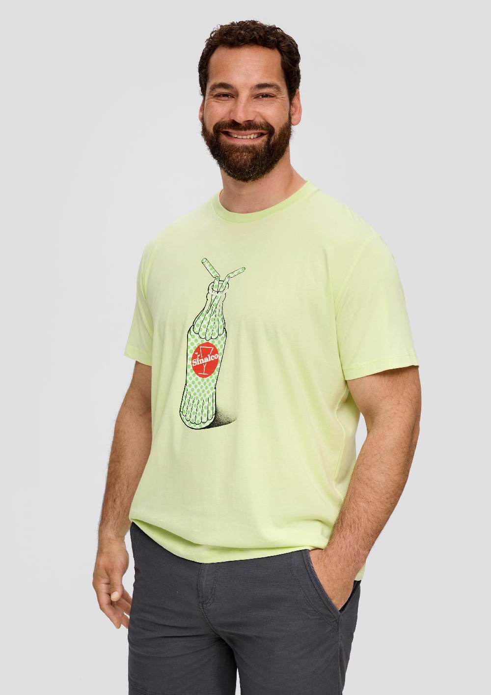 s.Oliver Jersey-T-Shirt mit Sinalco®-Print Begrenzte Freigabe