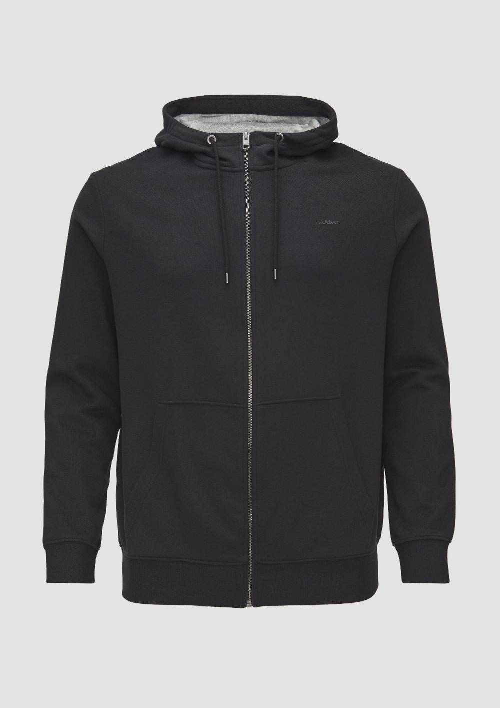 s.Oliver Sweatshirt-Jacke mit Kapuze und Logo Bis zu 50% Rabatt