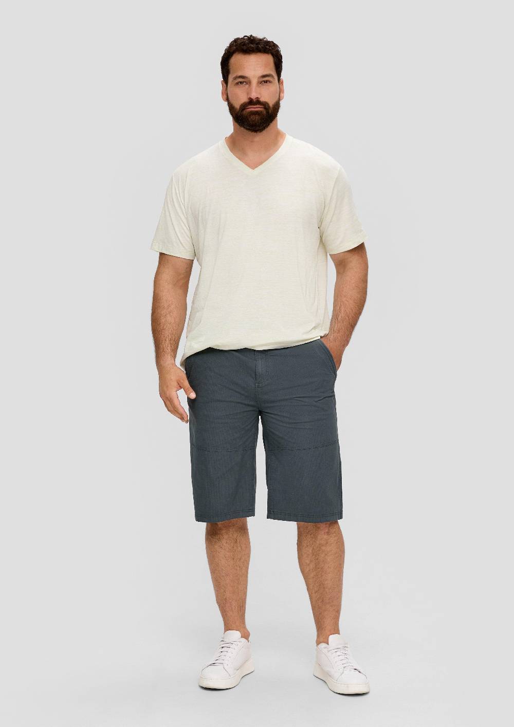 s.Oliver Bermuda-Hose aus Baumwollstretch im Relaxed Fit Bis zu 60% Rabatt