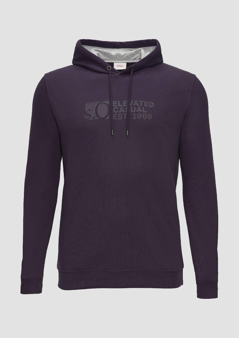 s.Oliver Kapuzen-Sweatshirt mit Logo-Print Nur für heute