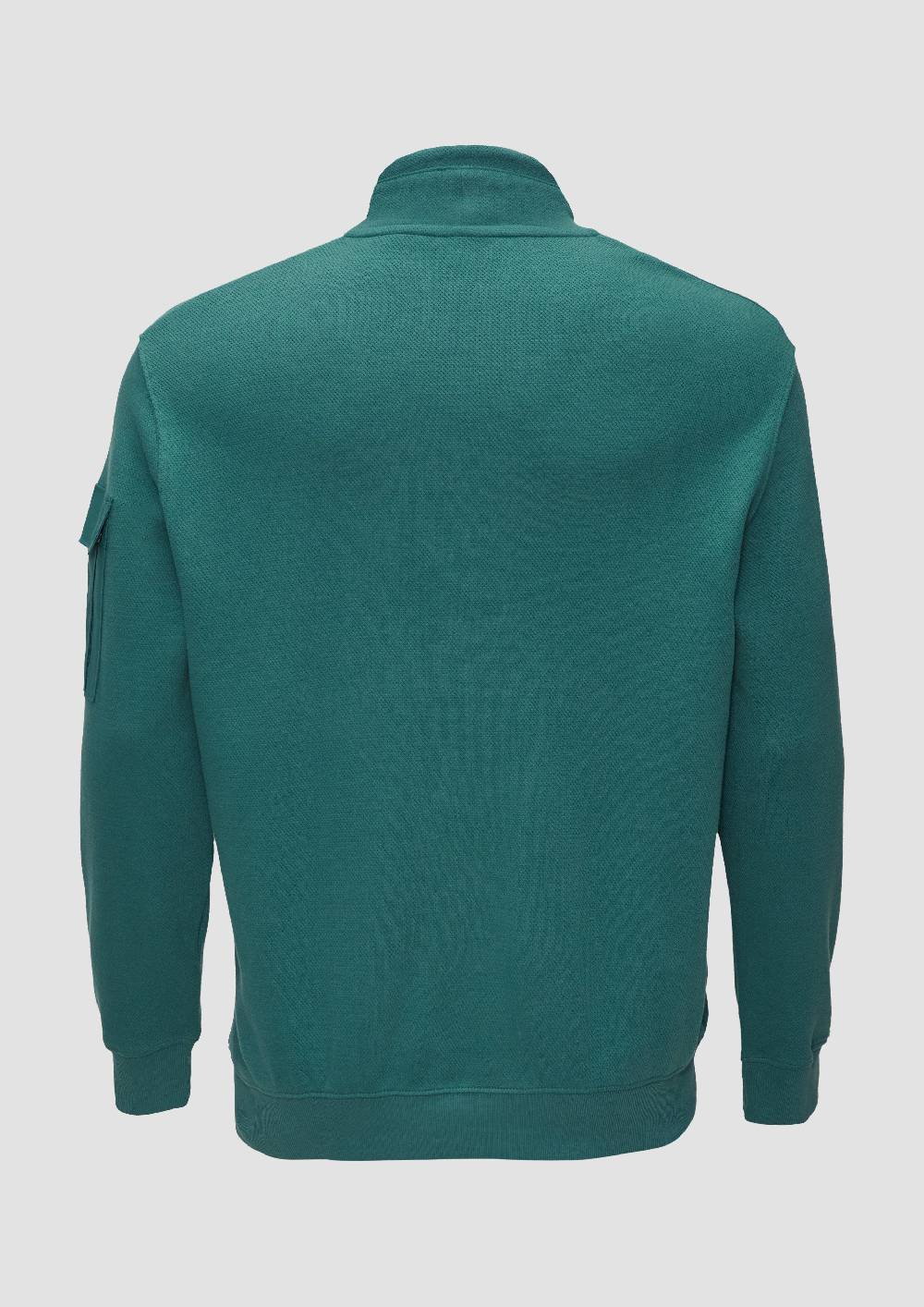 s.Oliver Sweatshirt mit Kängurutasche und Stehkragen Discount Store für neue Produkte