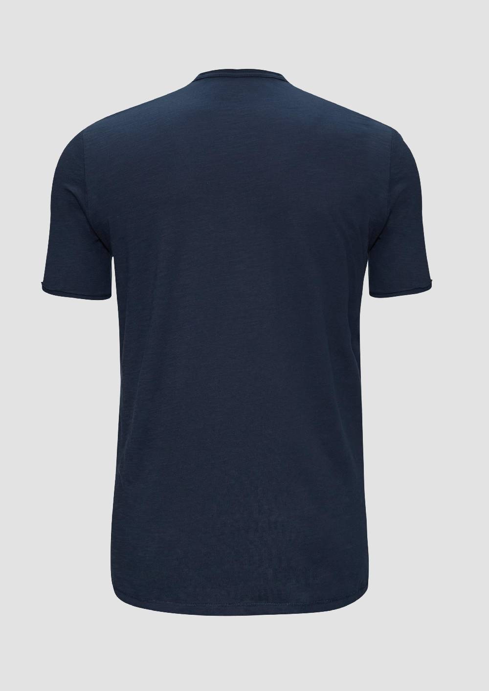 s.Oliver T-Shirt mit Flammgarnstruktur Clearance-Verkauf