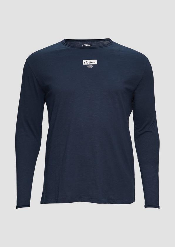 s.Oliver Longsleeve mit Print-Detail Kostenloser Versand international