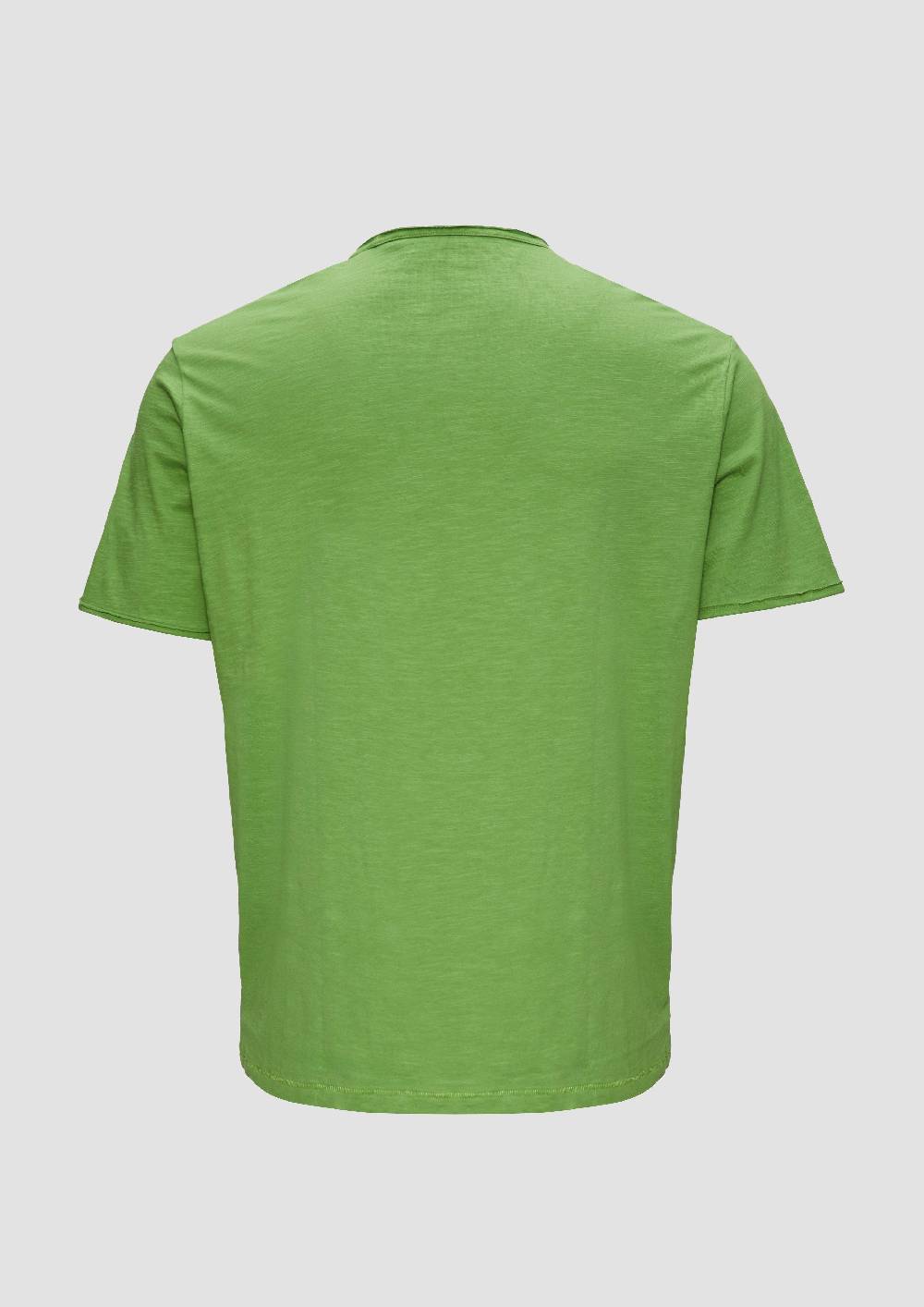 s.Oliver T-Shirt mit Flammgarnstruktur Begrenzt auf 3 Tage