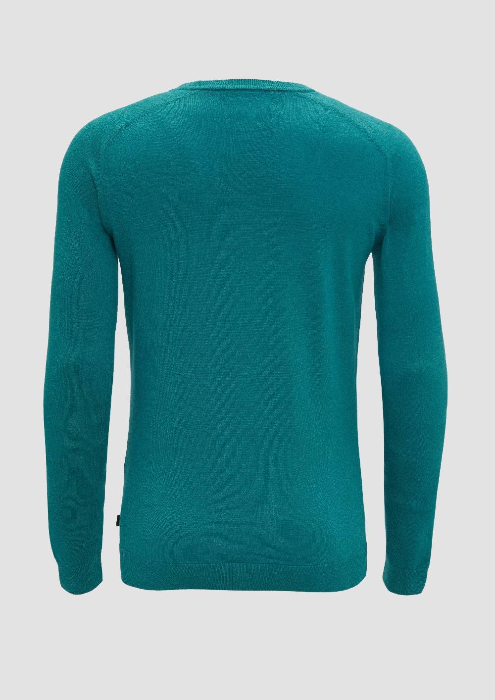 s.Oliver Strickpullover mit Rippbündchen Online