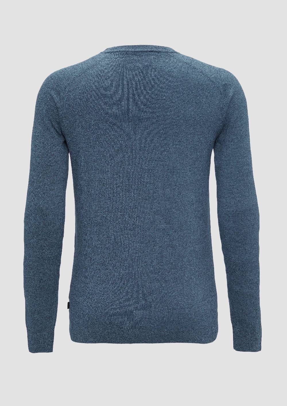 s.Oliver Strickpullover mit Rippbündchen Outlet