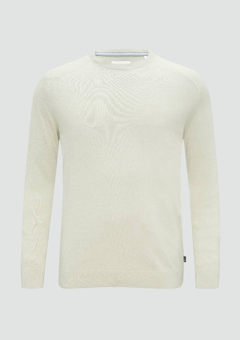 s.Oliver Strickpullover mit Rippbündchen Auslauf