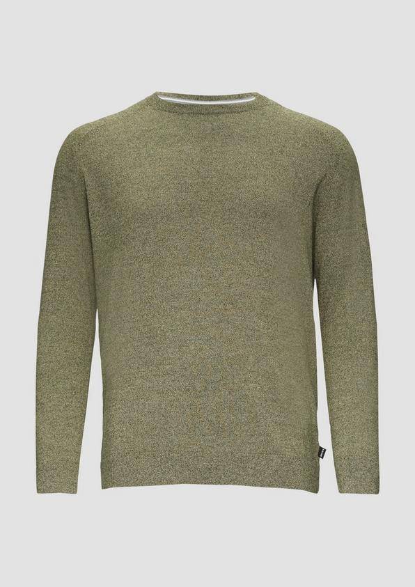 s.Oliver Strickpullover mit Rippbündchen