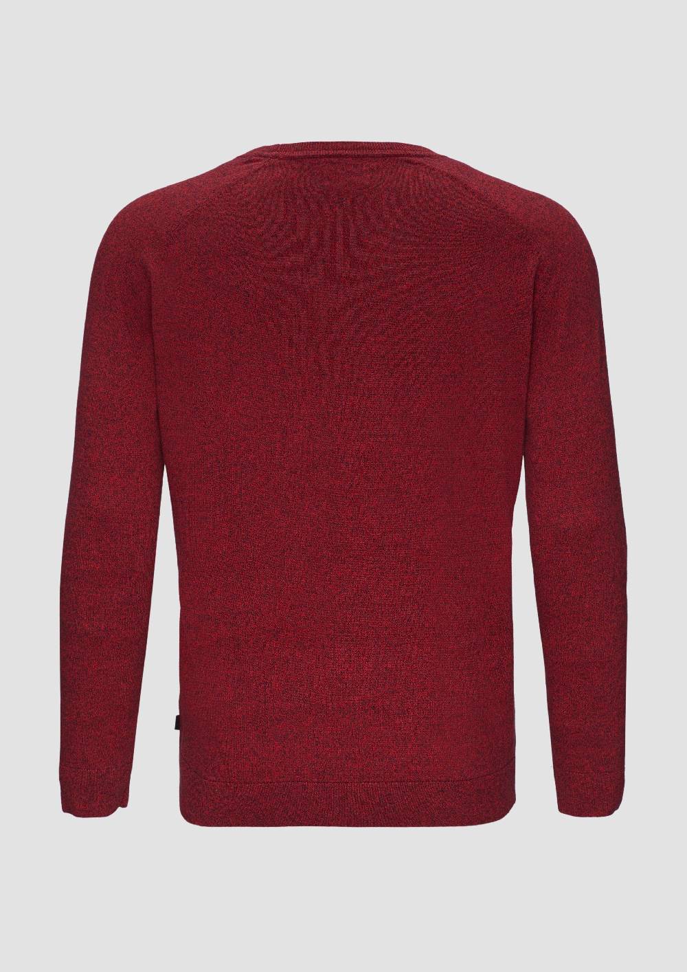 s.Oliver Strickpullover mit Rippbündchen Schlussverkauf