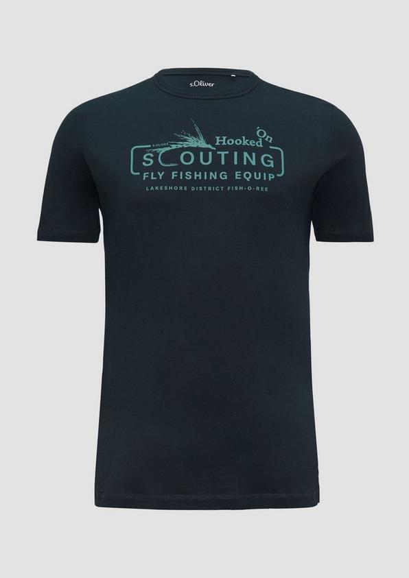 s.Oliver Baumwollshirt mit Frontprint