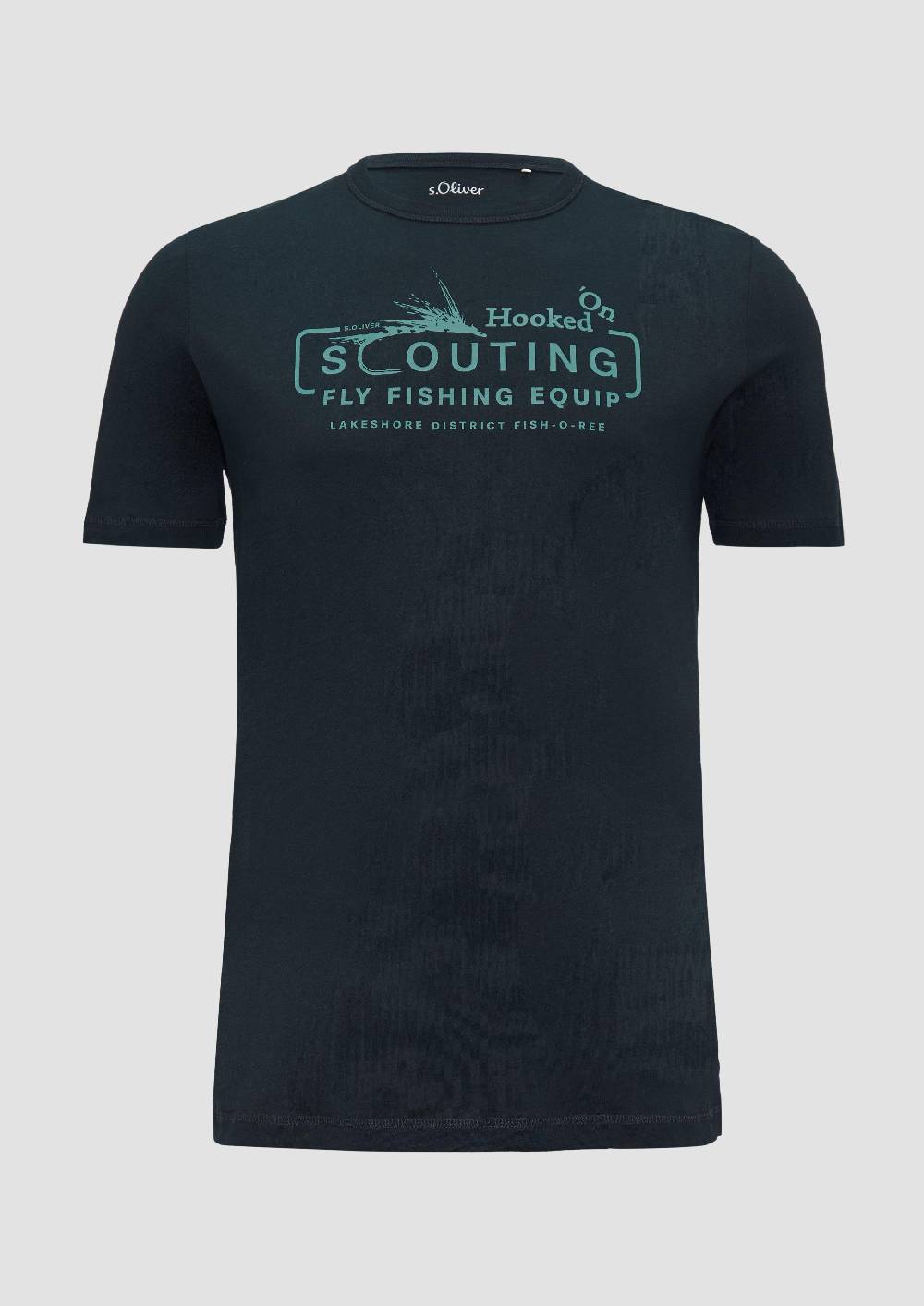 s.Oliver Baumwollshirt mit Frontprint Fabrikverkauf