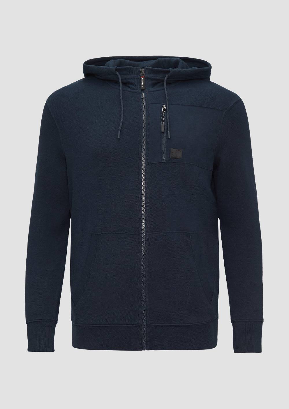 s.Oliver Weiche Sweatshirt-Jacke mit Kapuze Versandkostenfrei