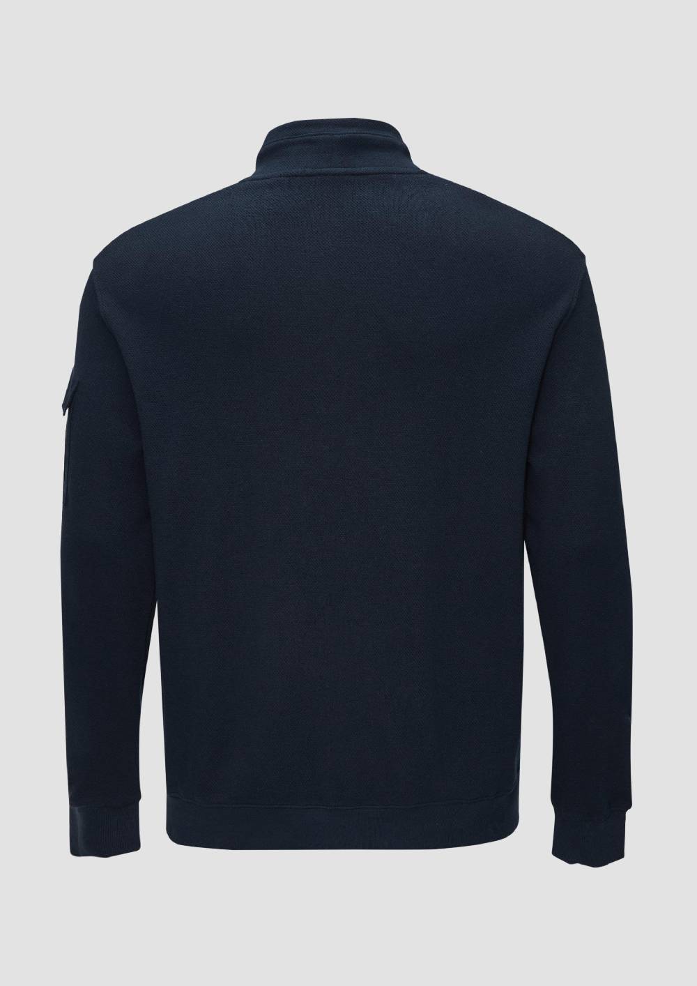 s.Oliver Sweatshirt mit Kängurutasche und Stehkragen Begrenztes Angebot