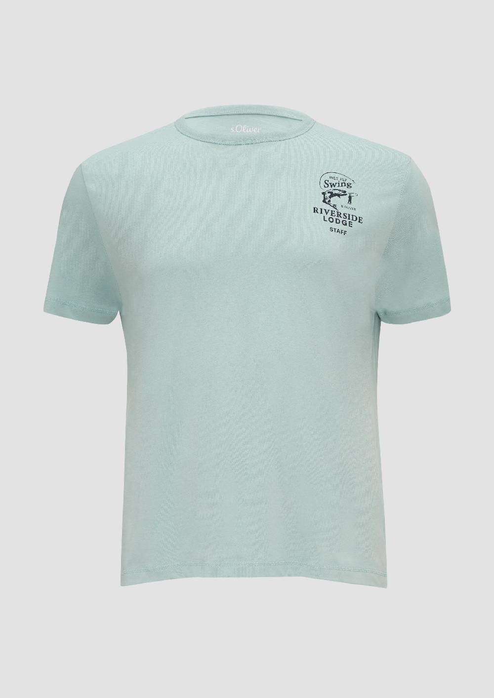s.Oliver Baumwollshirt mit Frontprint Preisnachlass