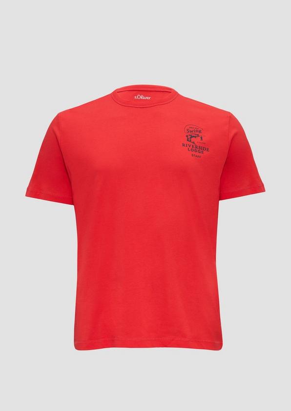 s.Oliver Baumwollshirt mit Frontprint