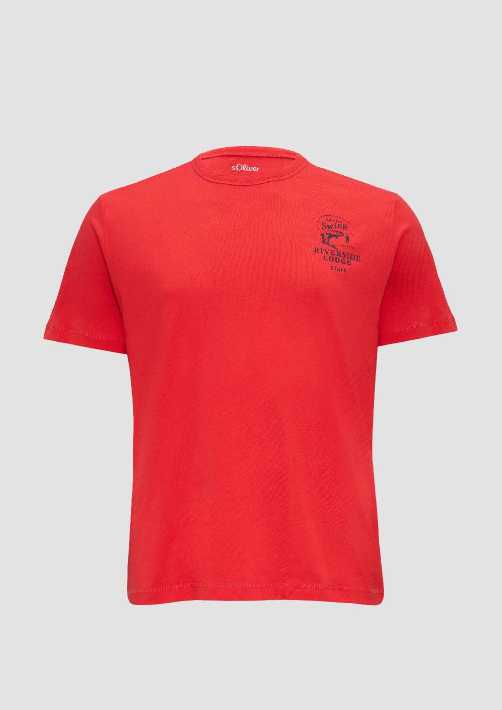 s.Oliver Baumwollshirt mit Frontprint Saisonschlussverkauf