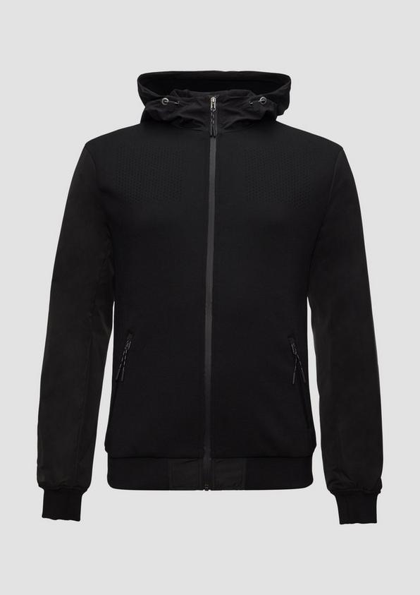 s.Oliver Hybrid-Jacke mit Strickelementen Räumungsverkauf