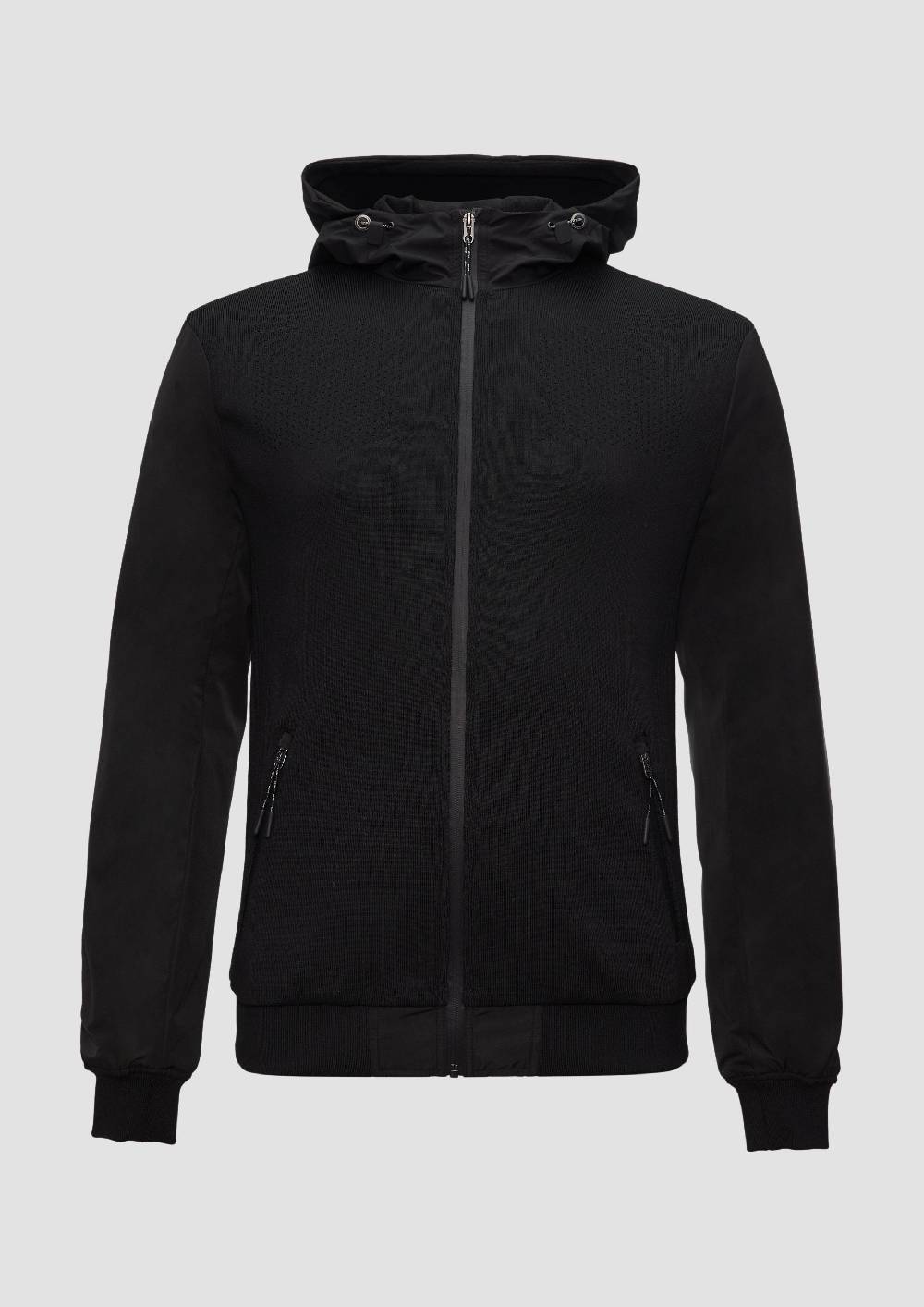 s.Oliver Hybrid-Jacke mit Strickelementen Räumungsverkauf