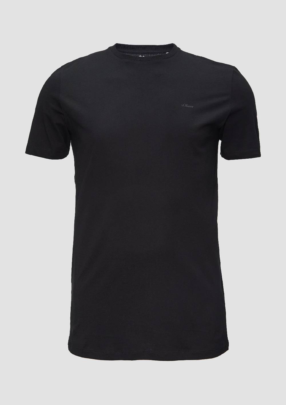 s.Oliver T-Shirt mit Crew Neck Kostenlose Rückgabe