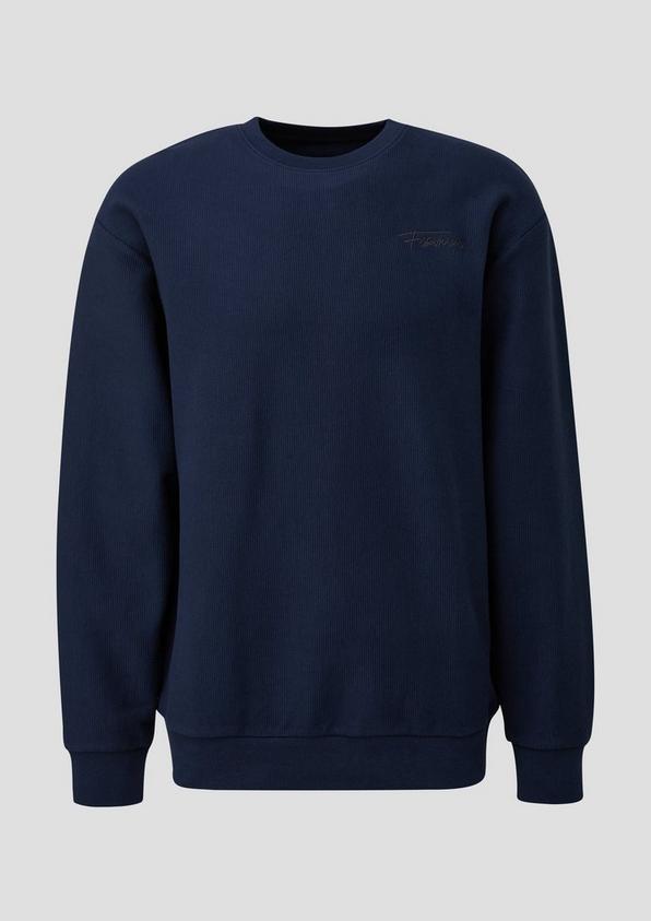 s.Oliver Sweatshirt mit Rippstruktur