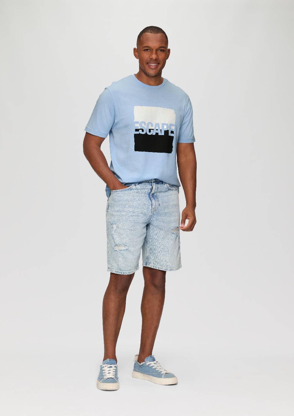 s.Oliver T-Shirt aus Jersey mit Frontprint Bis zu 60% Rabatt