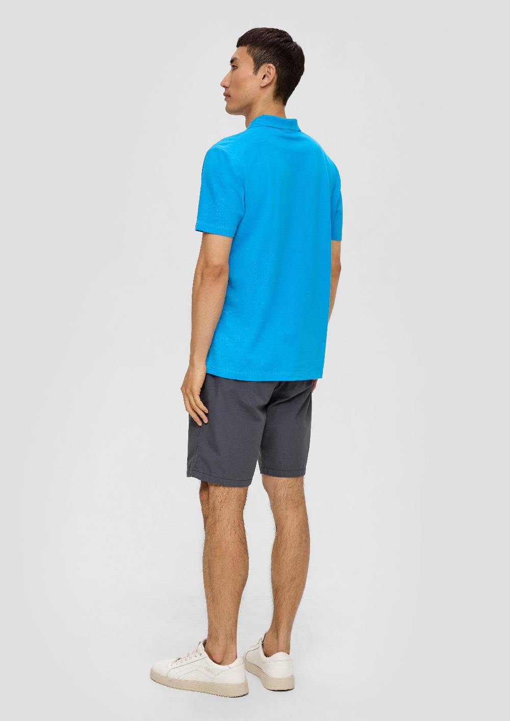 s.Oliver Poloshirt aus Baumwolle mit offenem Kragen Sonderangebot der Fabrik
