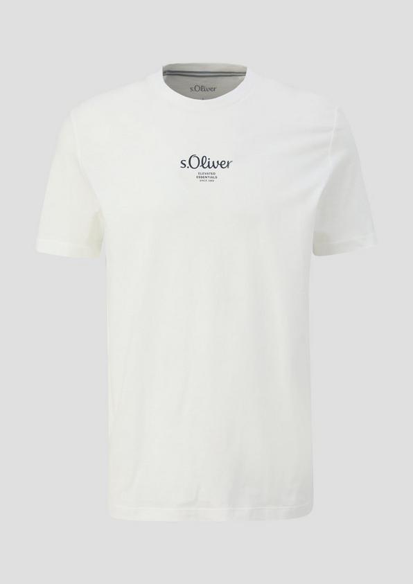 s.Oliver T-Shirt mit Logo-Print Discount Store für neue Produkte