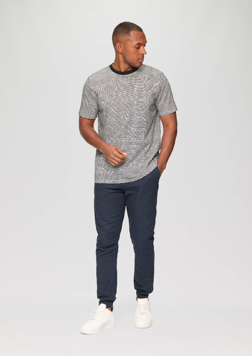 s.Oliver T-Shirt mit All-over-Print Super Rabatt