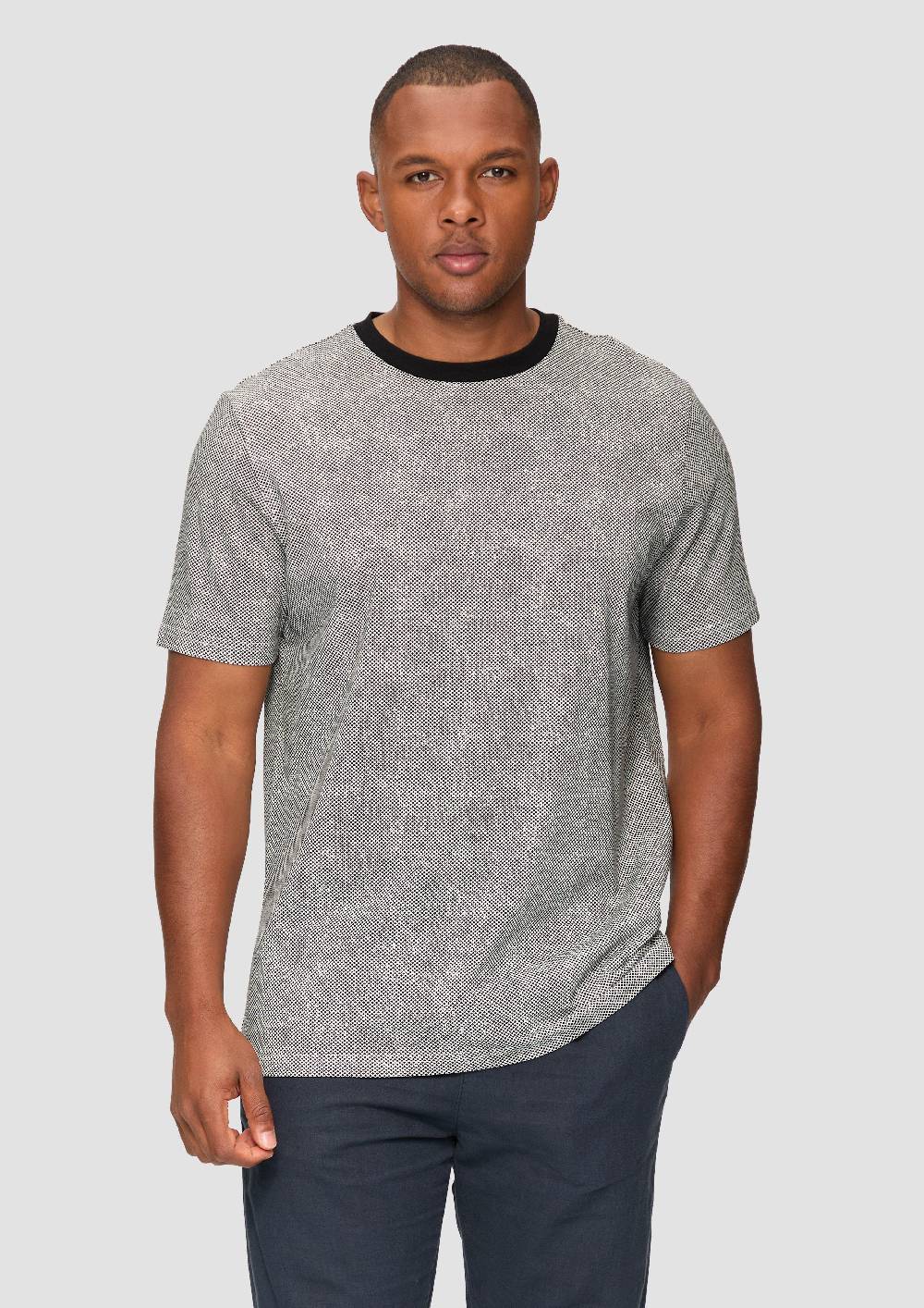 s.Oliver T-Shirt mit All-over-Print Super Rabatt