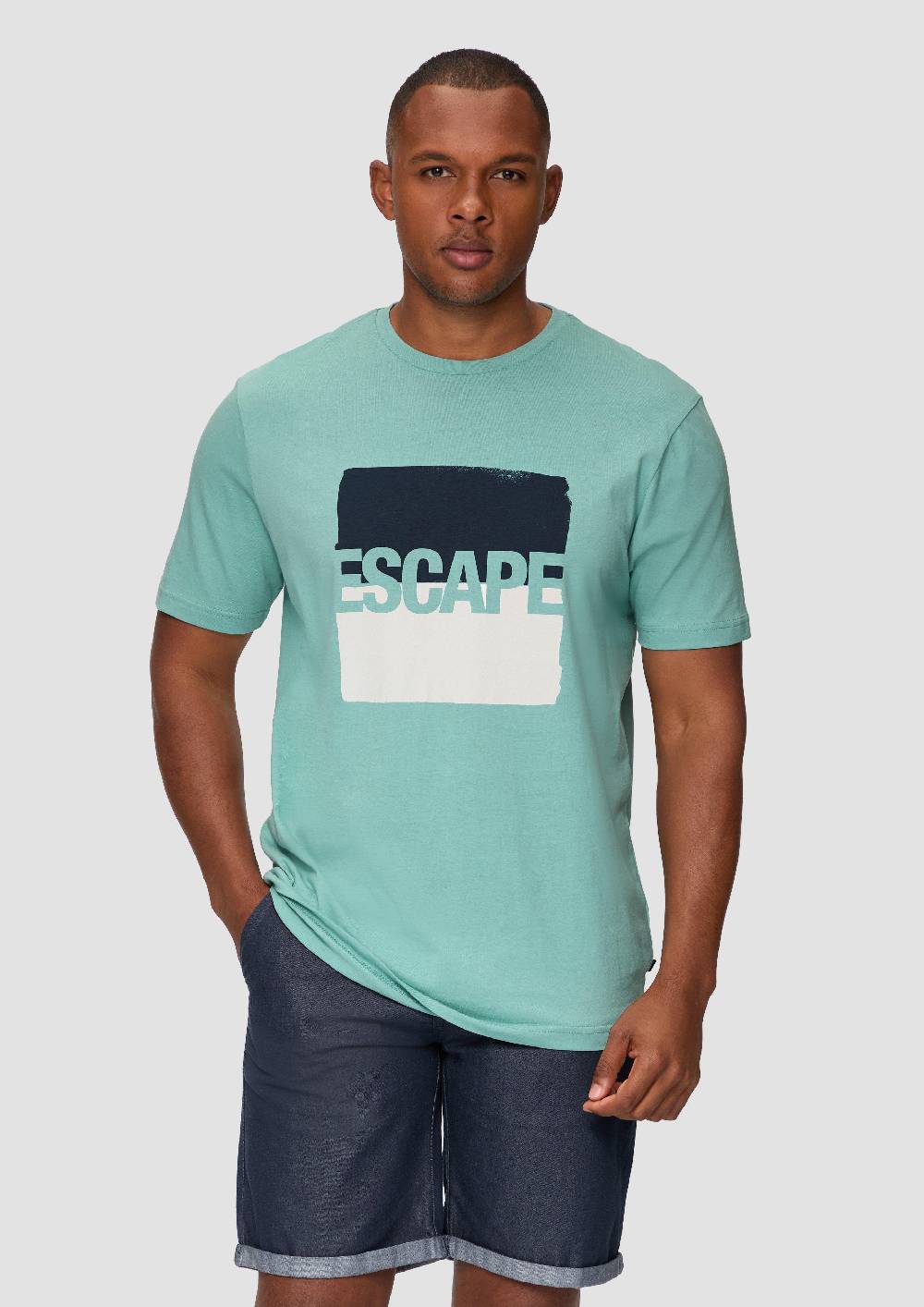 s.Oliver T-Shirt aus Jersey mit Frontprint Riesige Rabatte