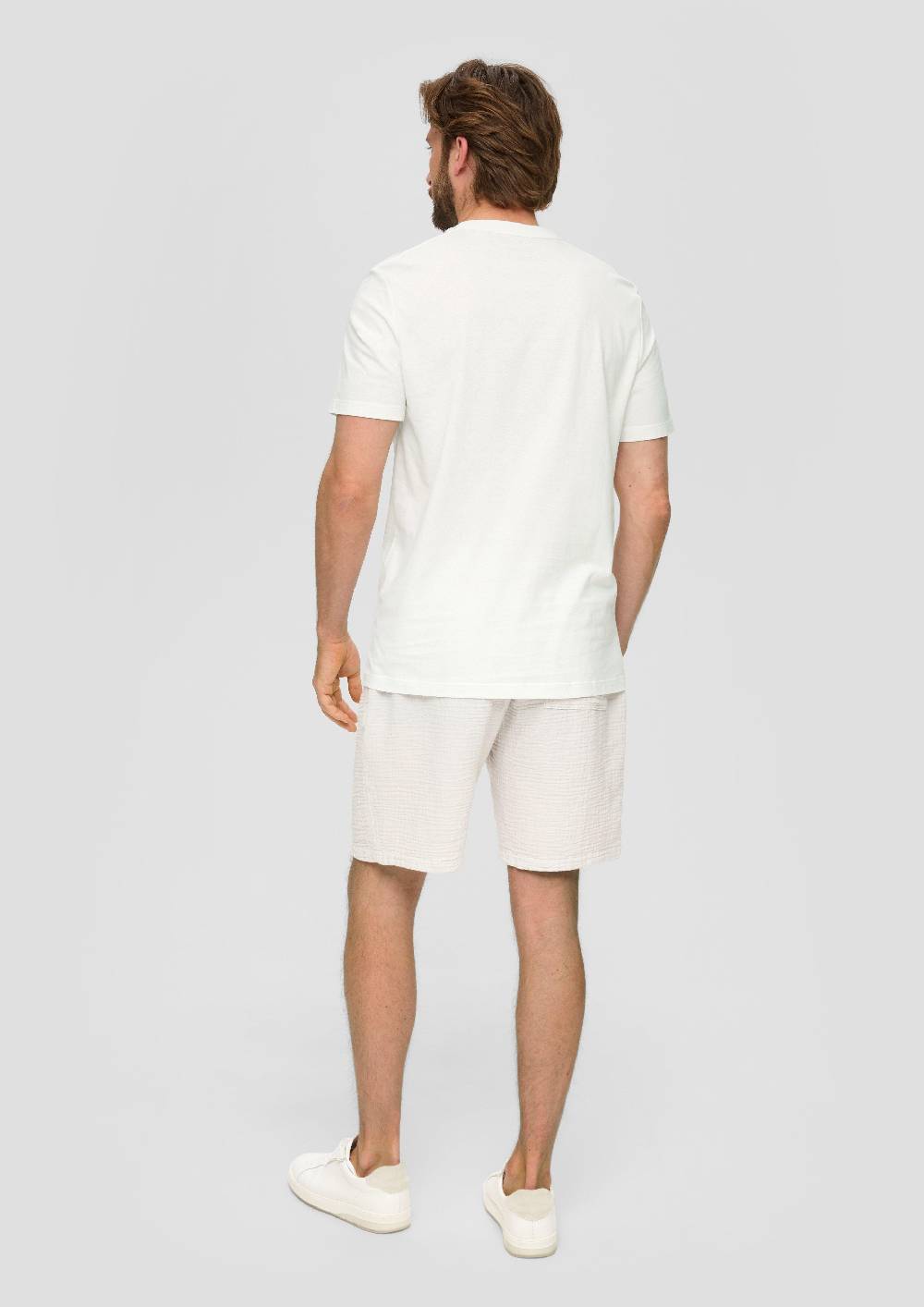 s.Oliver Baumwoll-T-Shirt mit Frontprint 50% Rabatt mit kostenlosem Versand