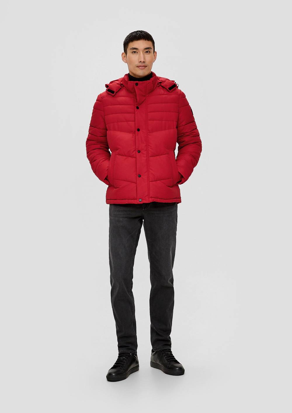 s.Oliver Steppjacke mit abnehmbarer Kapuze Fabrikladen