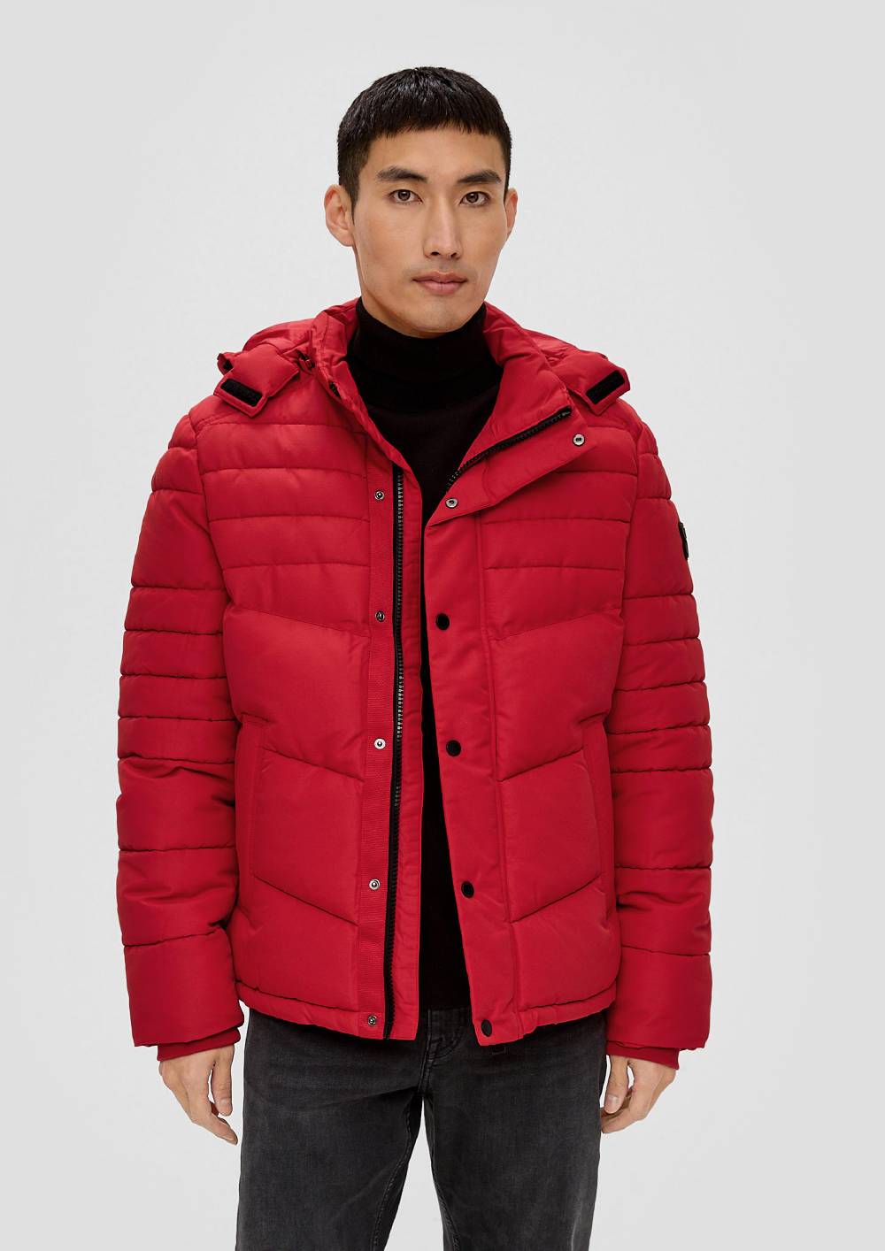 s.Oliver Steppjacke mit abnehmbarer Kapuze Fabrikladen