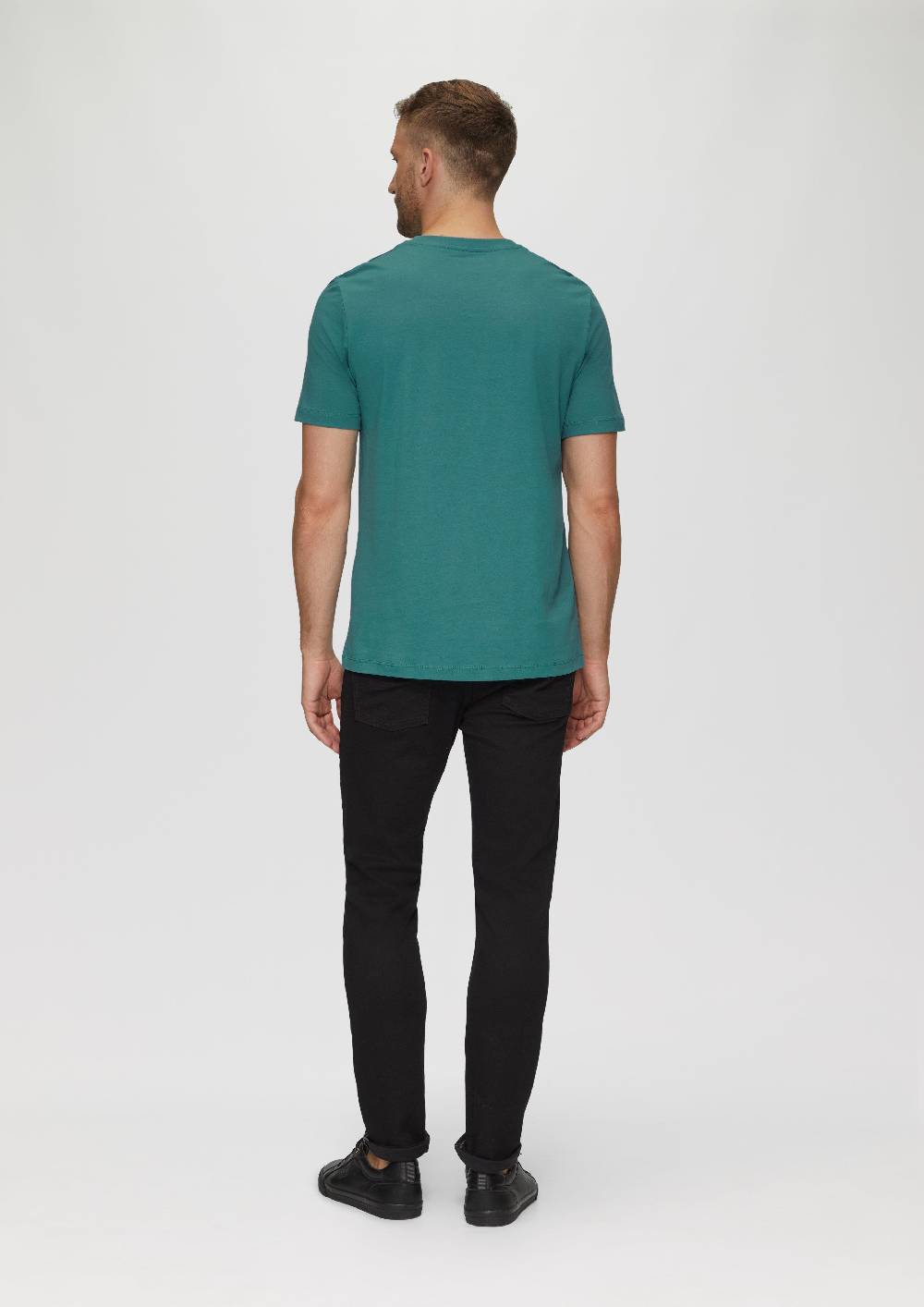 s.Oliver T-Shirt mit Logo-Motiven aus reiner Baumwolle Begrenzt auf 3 Tage