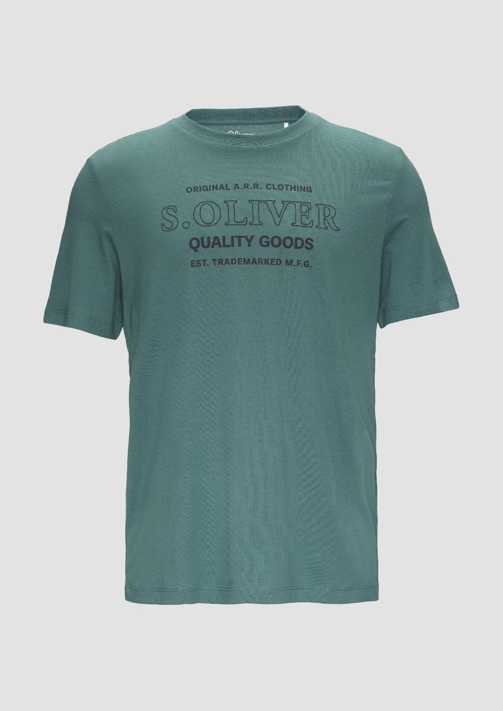 s.Oliver T-Shirt mit Logo-Motiven aus reiner Baumwolle Begrenzt auf 3 Tage