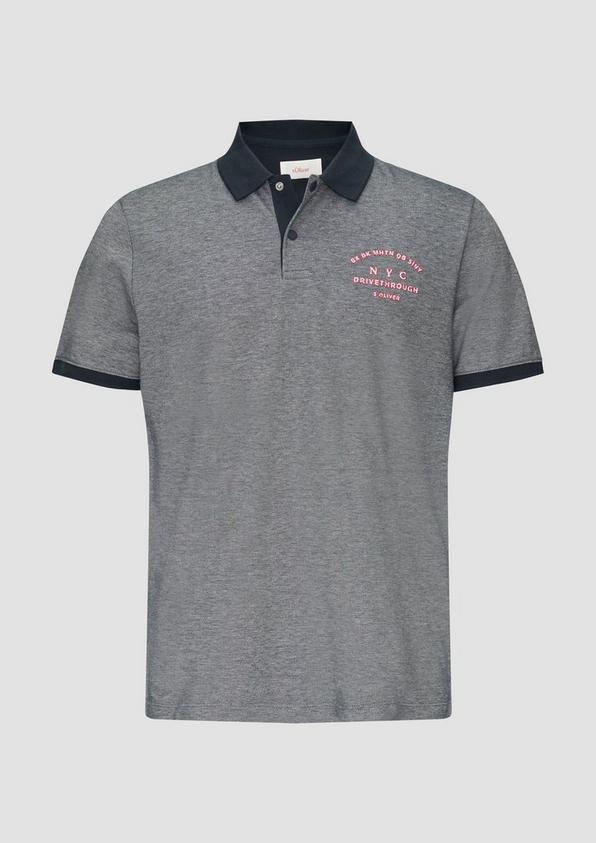 s.Oliver Poloshirt aus Baumwollpiqué mit Kontrast-Details Speichern exportieren