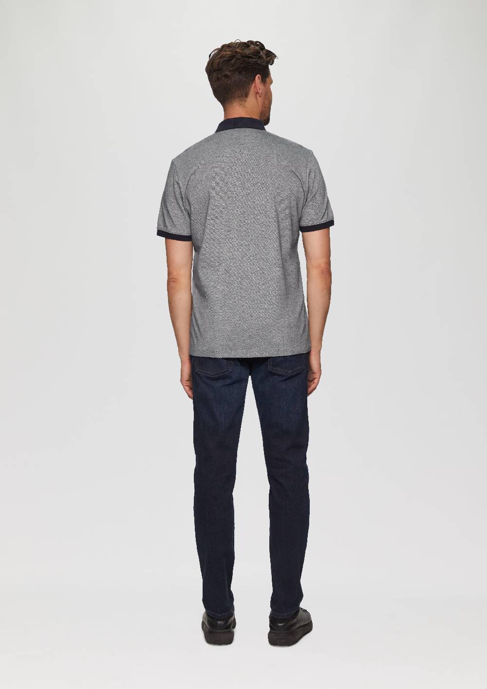 s.Oliver Poloshirt aus Baumwollpiqué mit Kontrast-Details Speichern exportieren