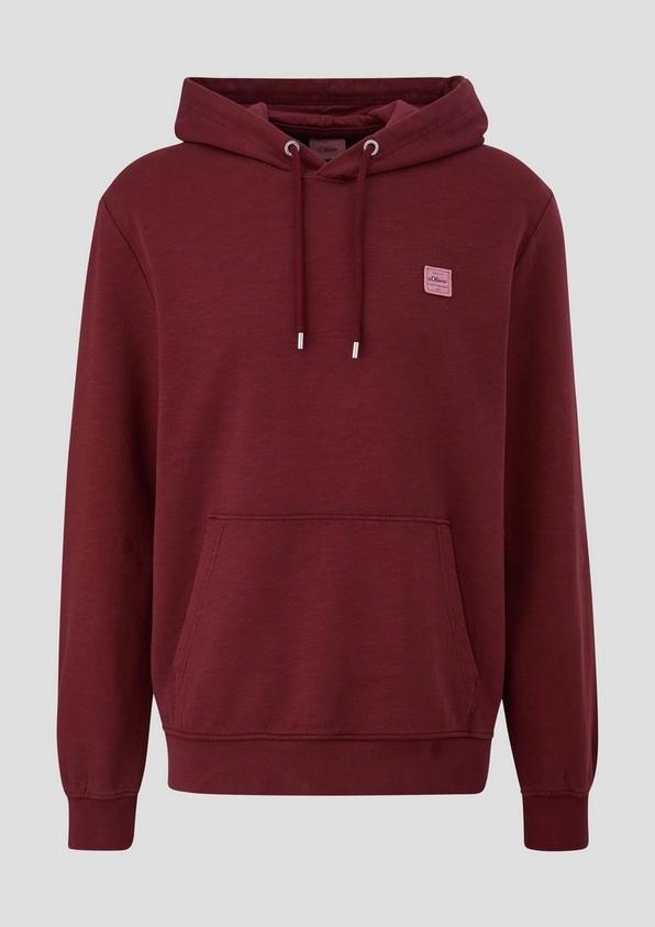 s.Oliver Kapuzensweatshirt mit Logo-Detail Im Verkauf