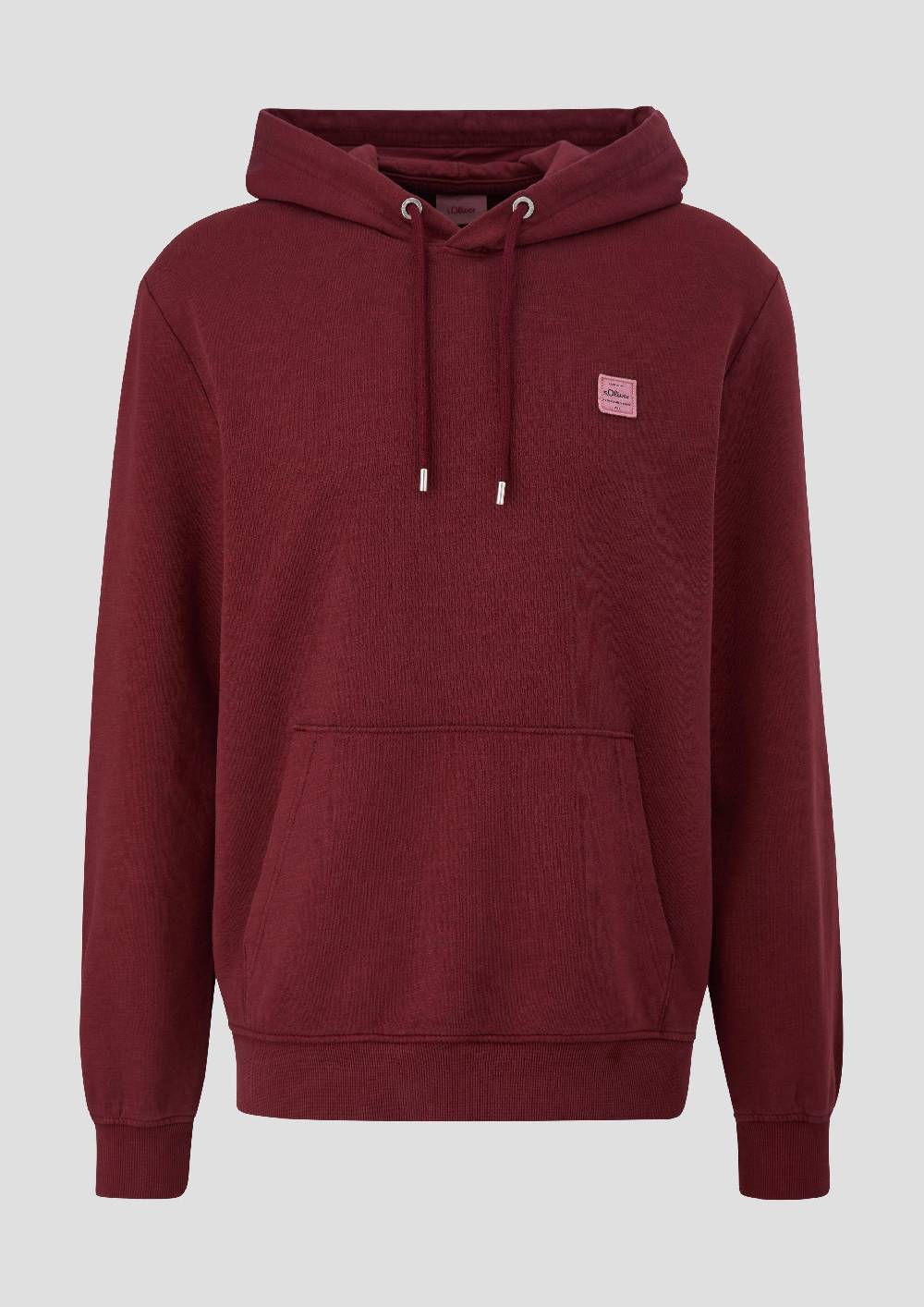 s.Oliver Kapuzensweatshirt mit Logo-Detail Im Verkauf