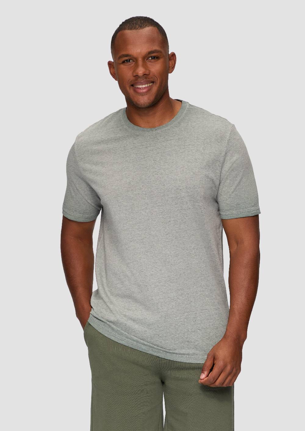 s.Oliver T-Shirt aus Baumwollmix mit Wascheffekt zollfrei