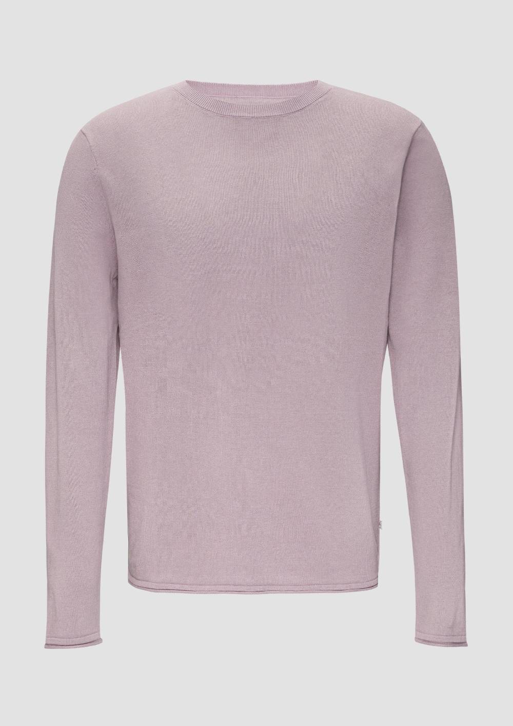 s.Oliver Strickpullover mit Rollsaum und Wascheffekt 2025