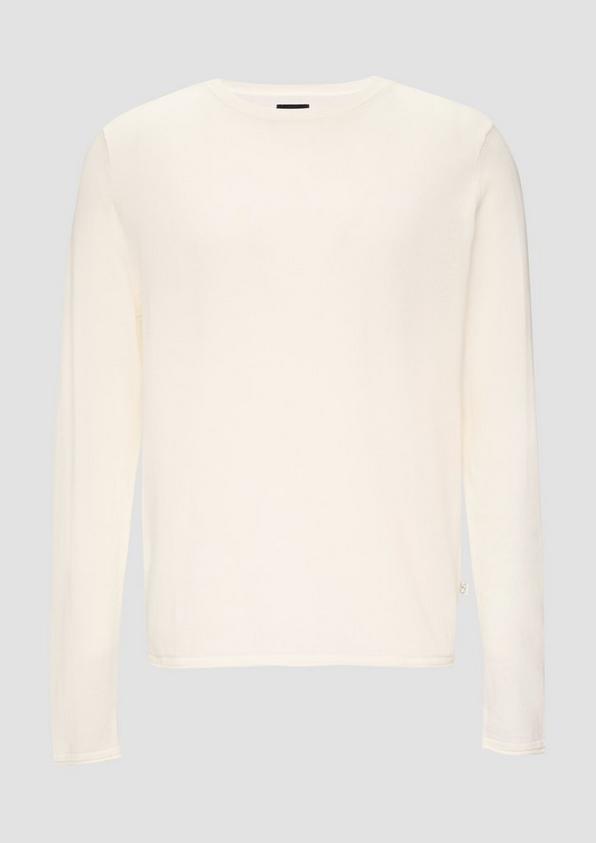 s.Oliver Strickpullover mit Rollsaum und Wascheffekt Online