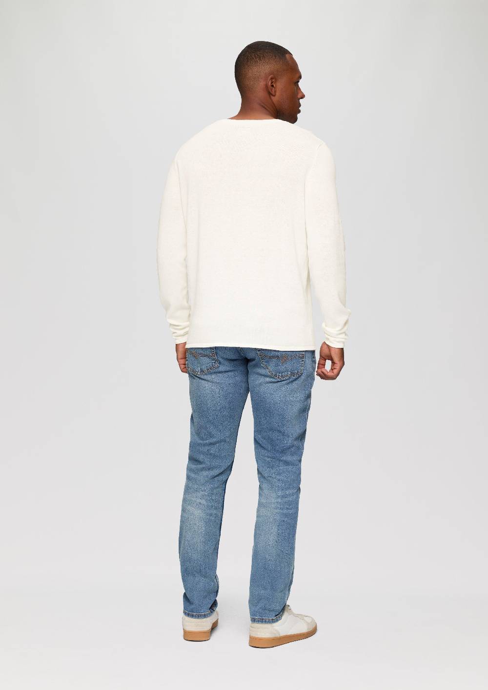 s.Oliver Strickpullover mit Rollsaum und Wascheffekt Online