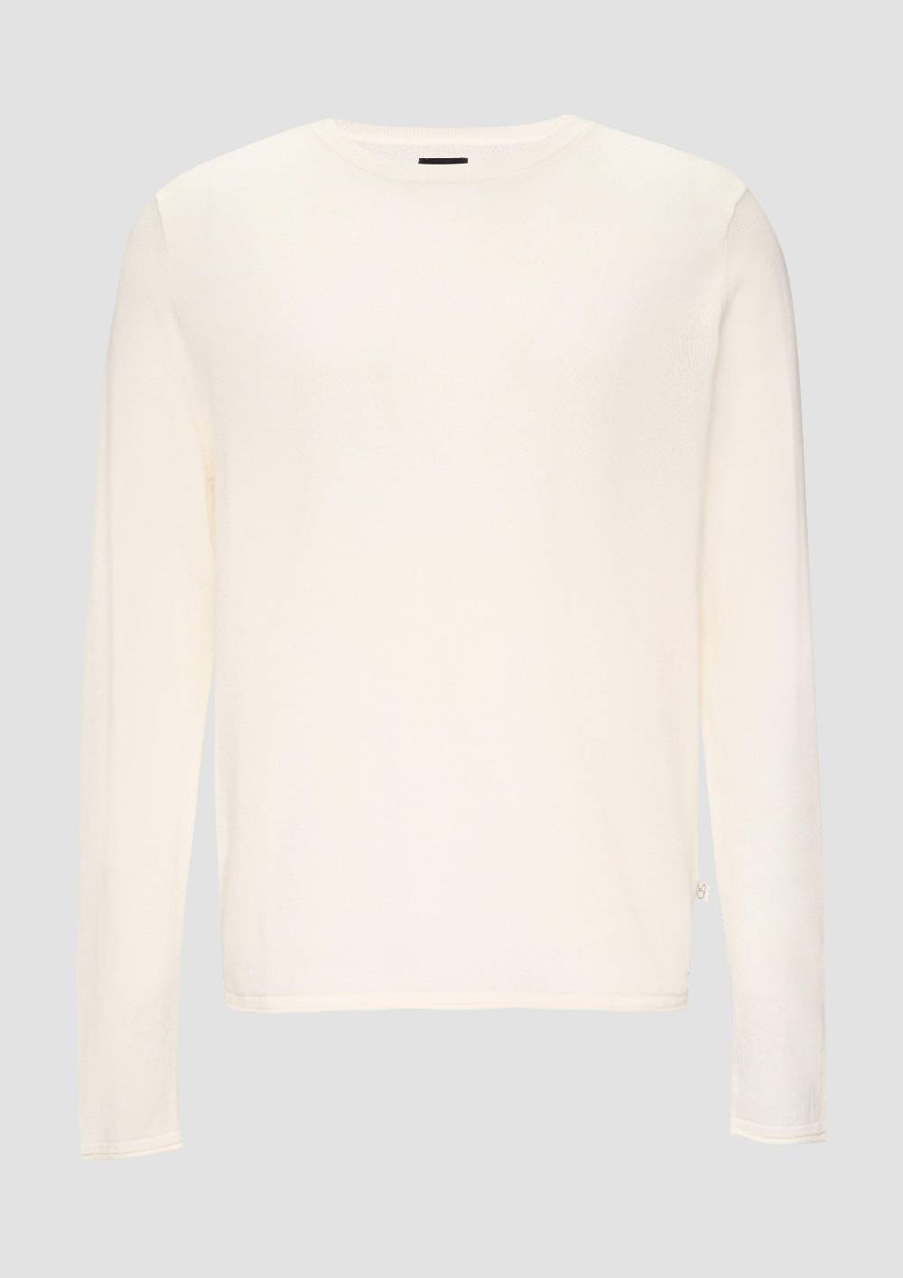 s.Oliver Strickpullover mit Rollsaum und Wascheffekt Online