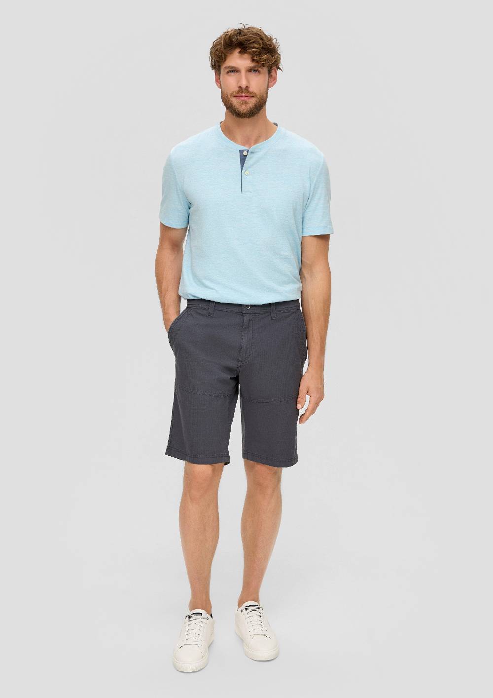 s.Oliver Chino-Shorts aus Baumwollstretch mit Straight Leg Outlet