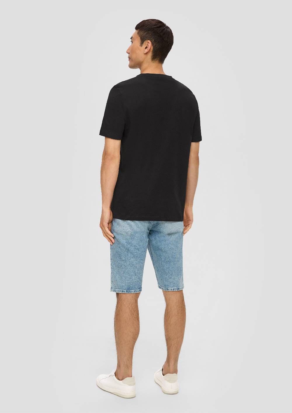 s.Oliver T-Shirt aus Baumwolle mit Label-Print Verkauf