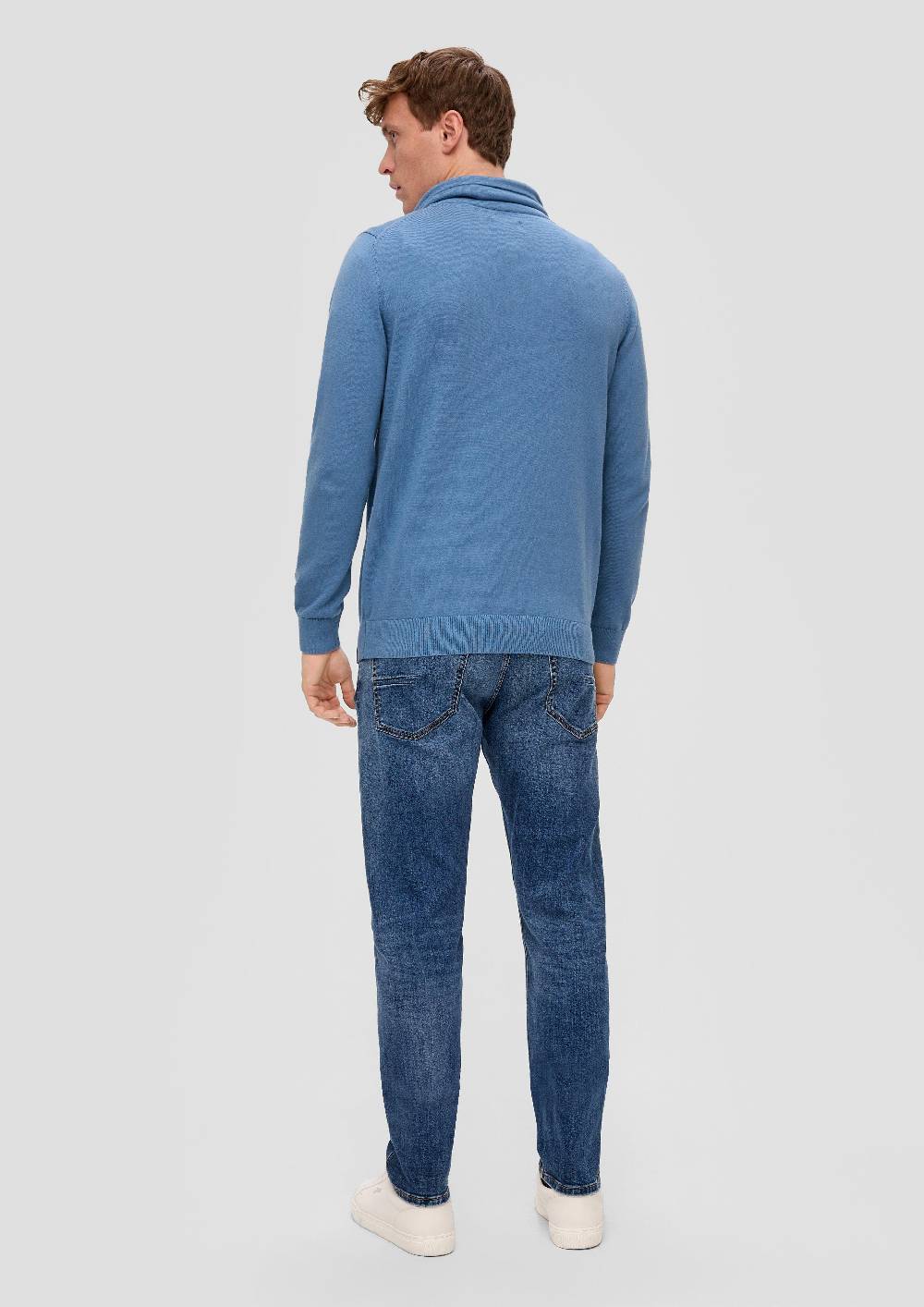 s.Oliver Strickpullover mit Stehkragen Schlussverkauf