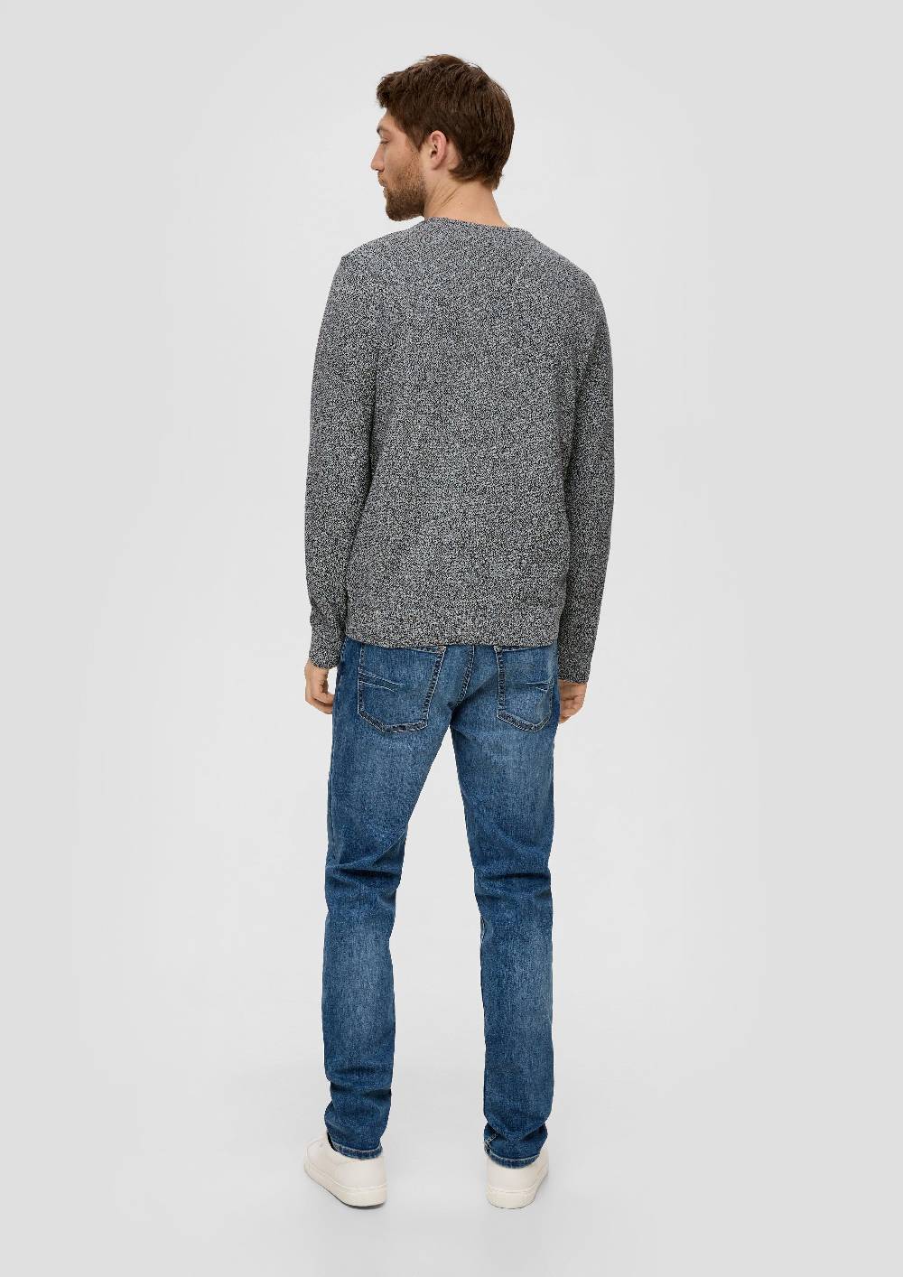 s.Oliver Feinstrickpullover mit Crew Neck Günstiger Verkauf