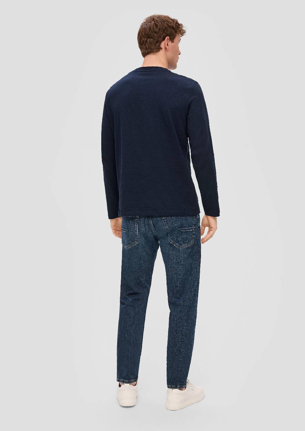 s.Oliver Langarmshirt mit Logo-Print Blitzverkäufe
