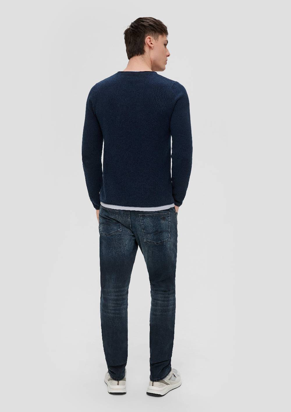 s.Oliver Strickpullover in Layering-Optik Fabrikpreis